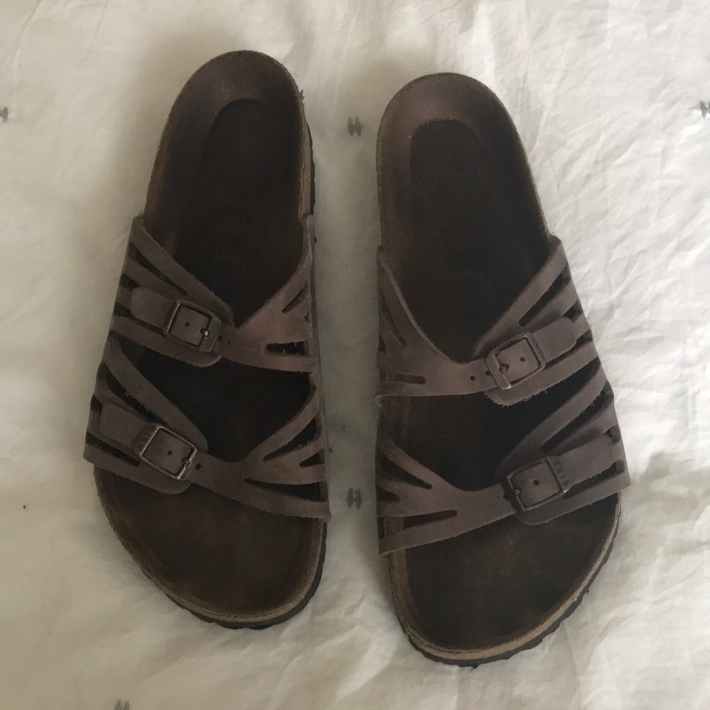 Brown Birkenstock sandal